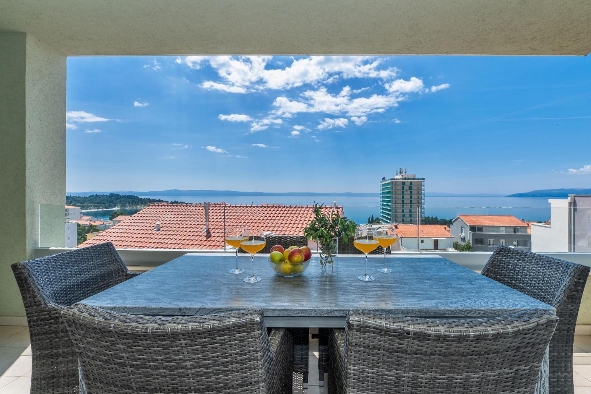 Luxury Apartment Stockholm -Sea&City View Makarska Exterior photo